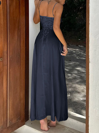 Maxi Dress | Ruched Bust, Adjustable Straps | noémi