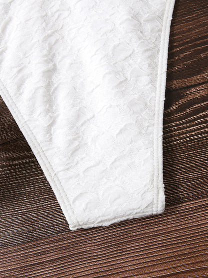 Split Two Piece Bikini Set with Halter Neck and Special Fabric | noémi