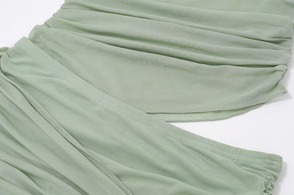 Pleated Sheath Dress | Faux Two Piece | noémi