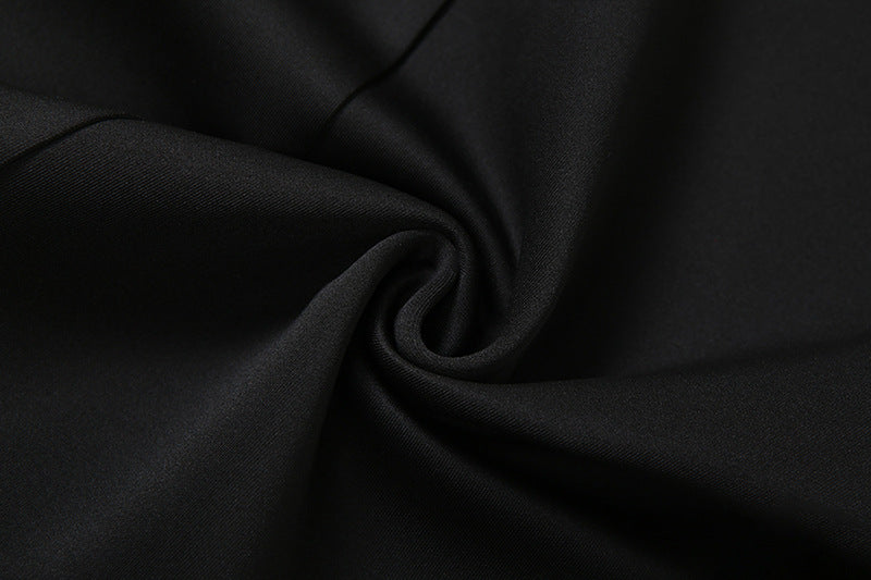 Womens Long Sleeve Dress with Collared Neck Lace Up Waist and Slim Fit | noémi