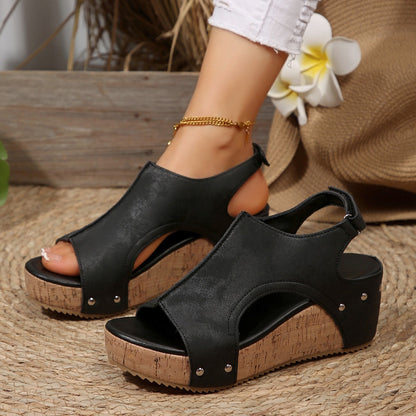 Women’s Wedge Sandals | Thick Cork Platform | noémi