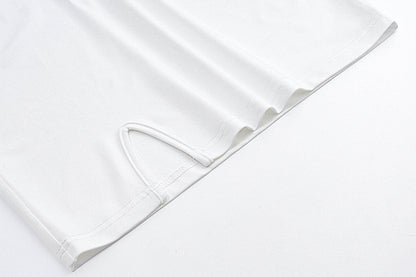 Ruffle Strap Mini Dress | Tie Front V Neck Bodycon | noémi