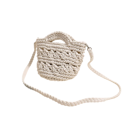 Colorful Crossbody Cotton Thread without Lining