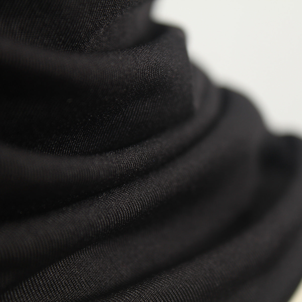 Womens Pleated Strapless Tube Top | Cut Out Bare Midriff Crop in Black | noémi