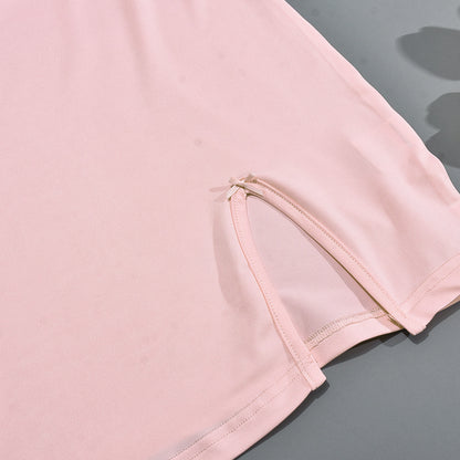 Bow Detail Sleeveless Dress with Hollow Cutouts and Side Split | noémi