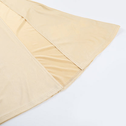 Womens Slim Fit One Shoulder Dress with High Slit and Single Sleeve | noémi