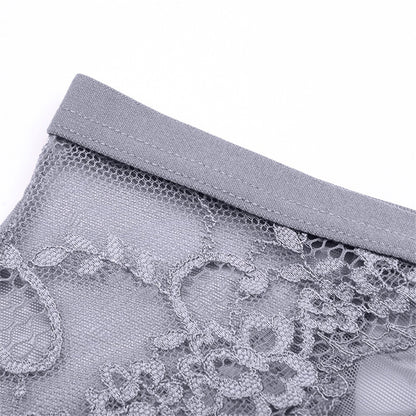 Honey Silk Lace High Waist Breathable Women Briefs Comfortable Fit | noémi