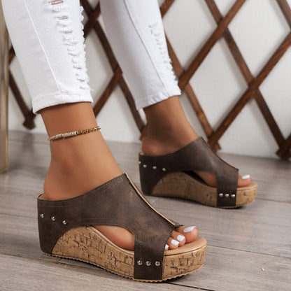 Women’s Wedge Sandals | Thick Cork Platform | noémi