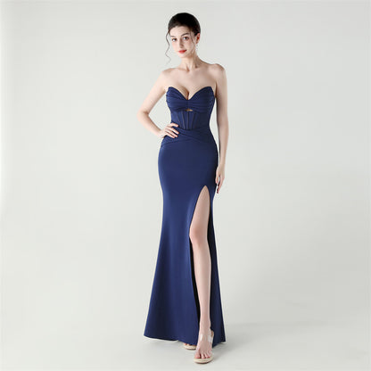 Strapless Corset Dress | Heart Neckline & Cutout | noémi