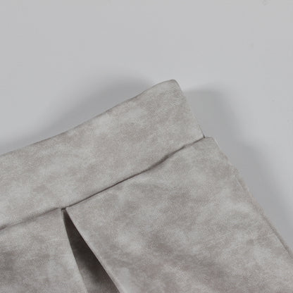 CoOrd Set | Sunken Stripe Crop Vest Top Pleated Mini Skirt | noémi