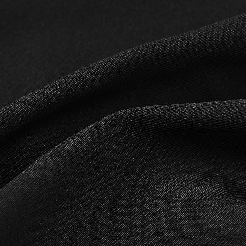 Womens V Neck Lace Up Short Sleeve Slim Fit Cutout Dress | noémi