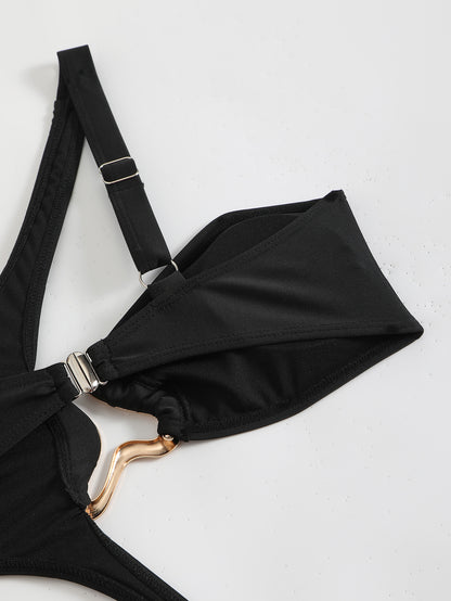 Cutout One Piece Swimsuit with Sculpted Shape | noémi