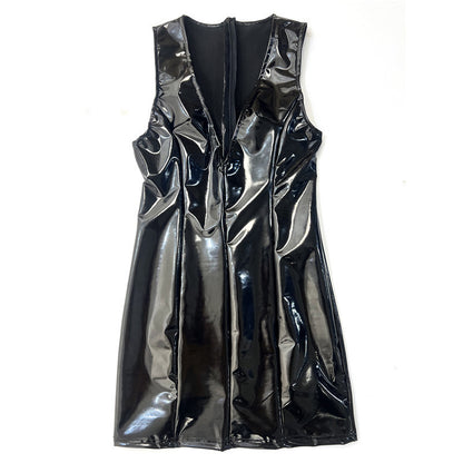 Sleeveless V Neck Sheath Dress | Slim Fit with Defined Waist for Women | noémi