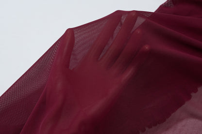 Womens Mesh Maxi Dress with V Neck Halter and Backless Design | noémi