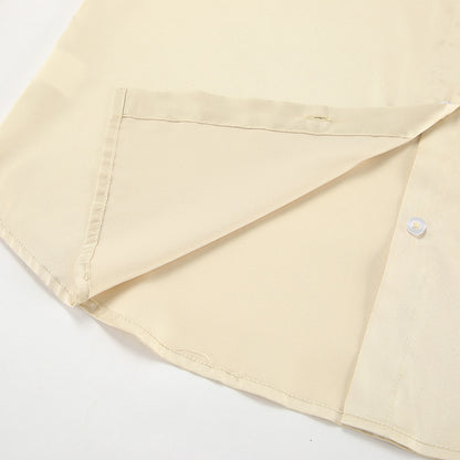 Satin Long Sleeve Blouse for Women | Bottoming Shirt with High Sense Style | noémi