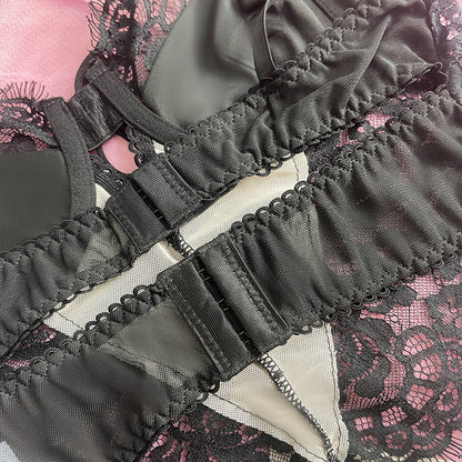 Eyelash Lace Cutout Camisole Vest with French Lace Detail | noémi