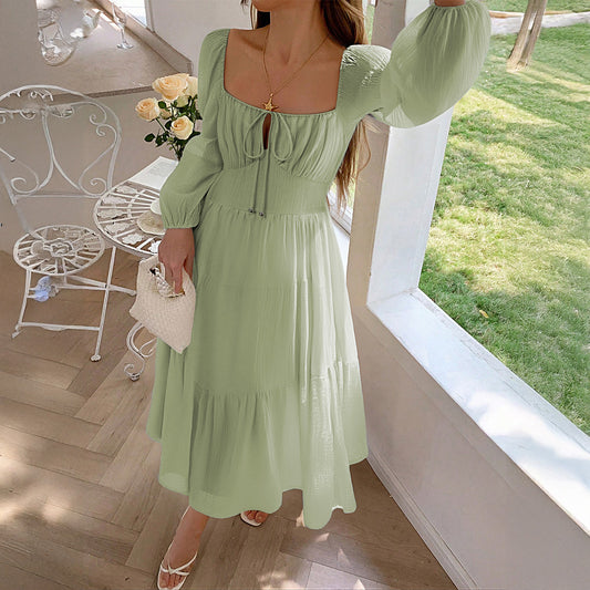Puff Sleeve Maxi Dress | Soft Pastels & Elegant Tones | Cottagecore | noémi