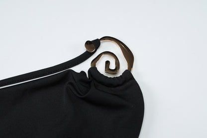 Womens Deep V Neck Backless Maxi Dress | Adjustable Straps Slim Fit | noémi