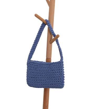 Cotton Thread Shoulder Blue