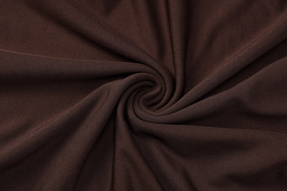 Womens Solid Color Slim Sheath Dress with Metal Ring Halter Backless | noémi