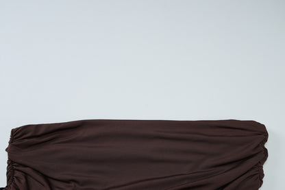 Womens Backless Slim Fit Dress with Side Slit | noémi