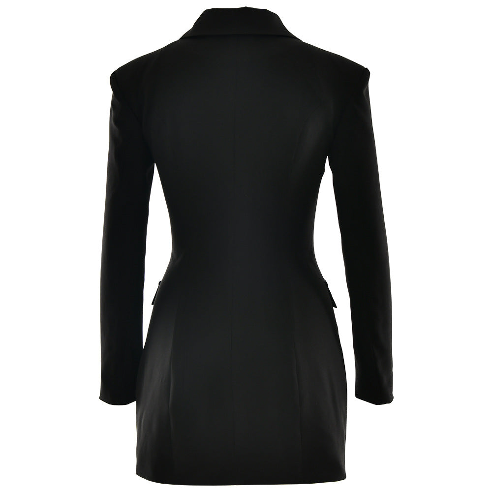 Womens Slim Fit Collared Mini Dress | noémi