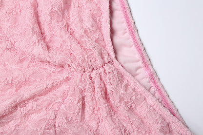 Summer Off Shoulder Pink Maxi Dress | Flattering High Waist Sheath Dress | noémi