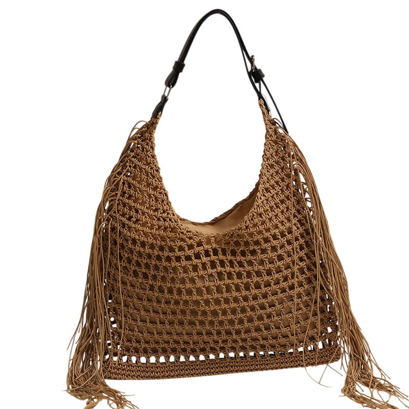 Belt Hollow Tassel Coffee