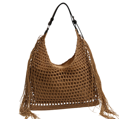 Belt Hollow Tassel Coffee