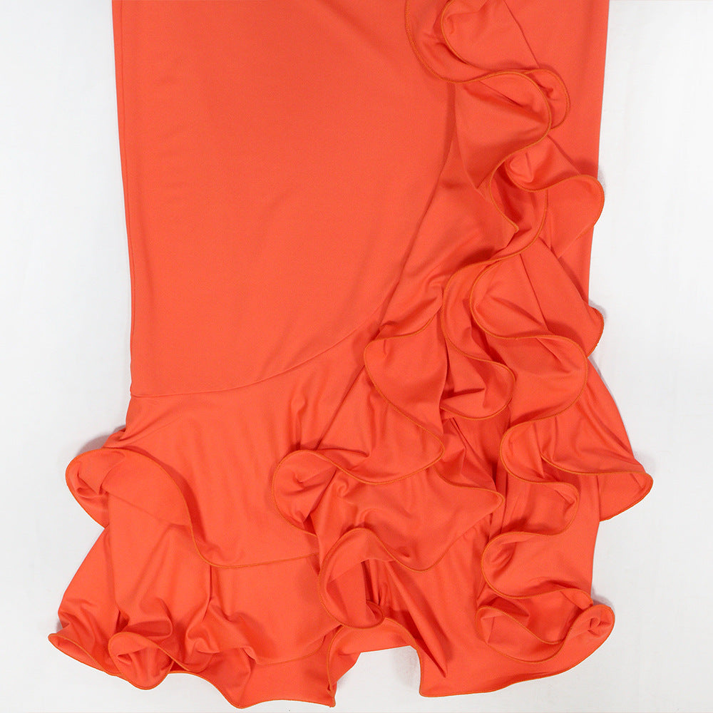 Deep V Lace Up Dress | Loose Sleeves Design for Women | noémi