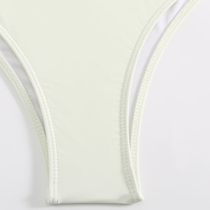 Rose Tone Mesh Maxi Dress Bikini Three Piece Swim Set | noémi