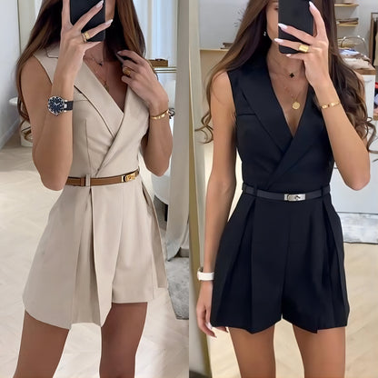 Sleeveless Blazer Romper | noémi