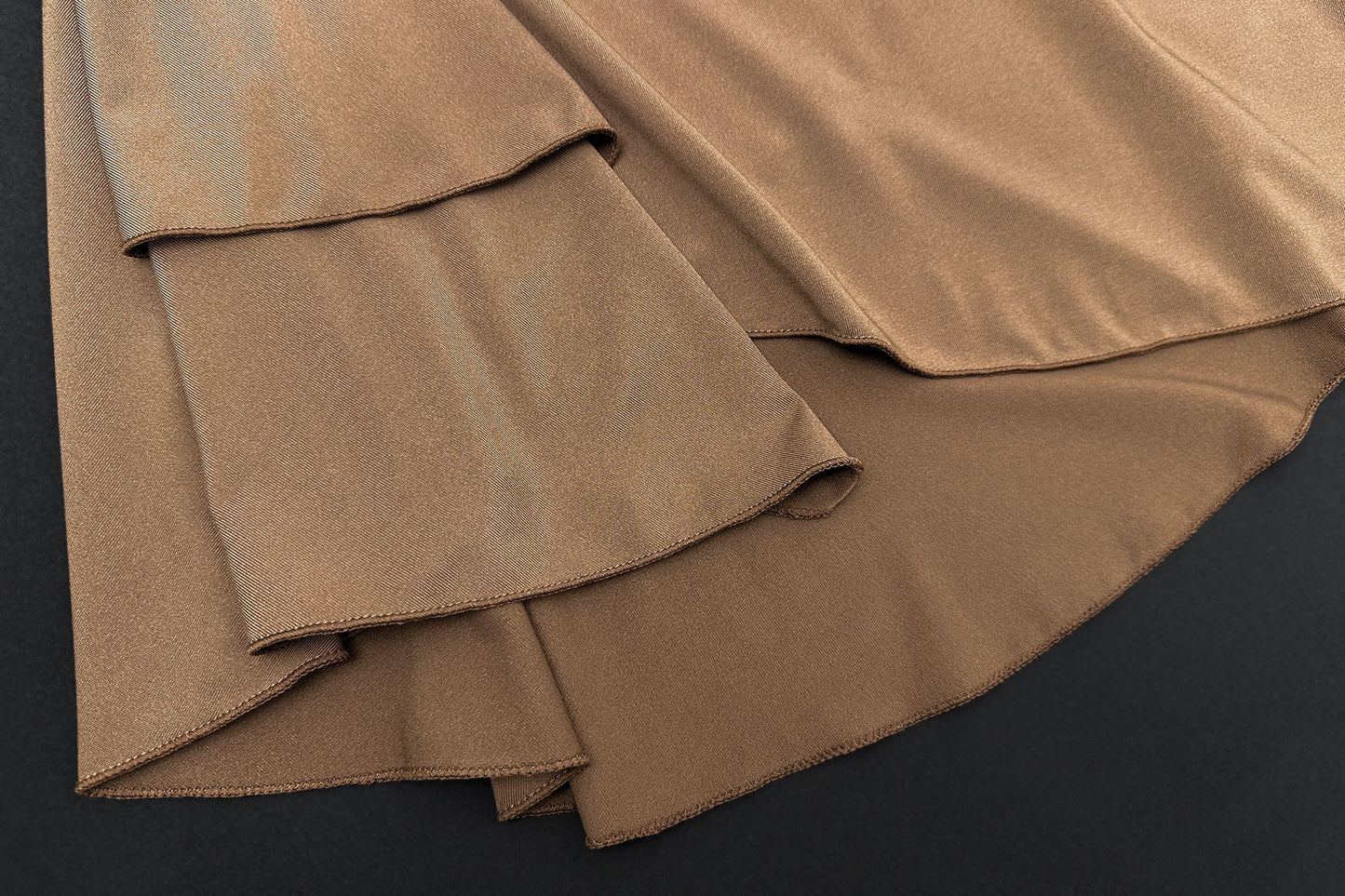 Deep V Halter Dress with Lace Up Back | Pleated Hem Design | noémi