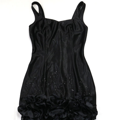 Womens Mesh Maxi Dress with Rhinestone Detail | Patchwork Sling | noémi