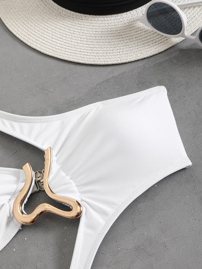 Cutout One Piece Swimsuit with Sculpted Shape | noémi