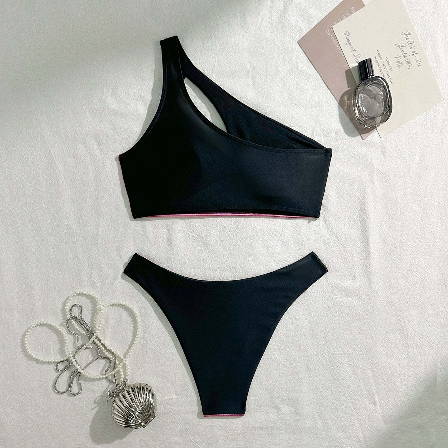 Womens Bronzed Glow Split Stitch Bikini Set | noémi