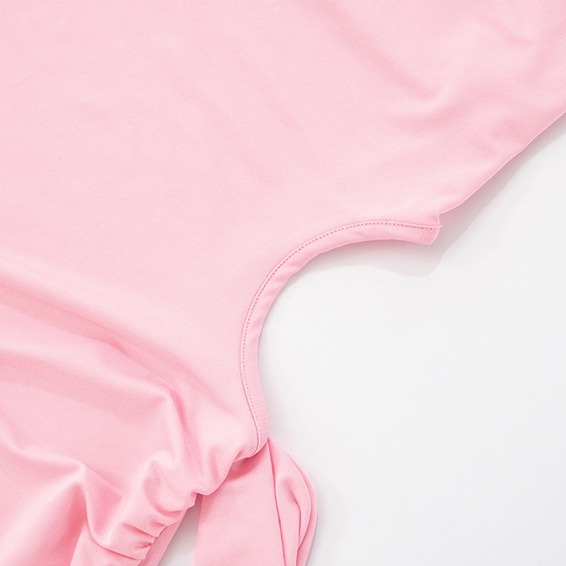 Womens Slim Fit Cutout Mini Dress with Crossbody Waist Detail | noémi