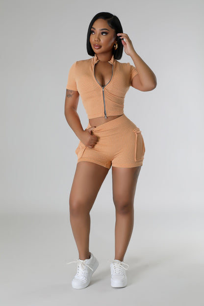 Womens Zip Up Suit | Two Way Zipper Bodycon Fit | noémi