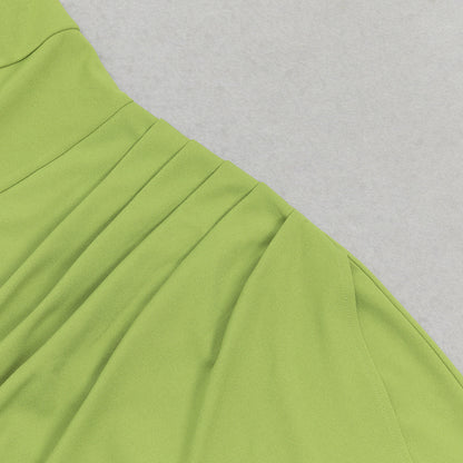 Green One Shoulder Bodycon Dress | noémi