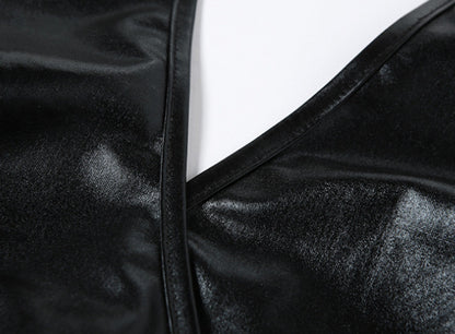 Backless Low Cut Slim Fit Dress with Belt | noémi