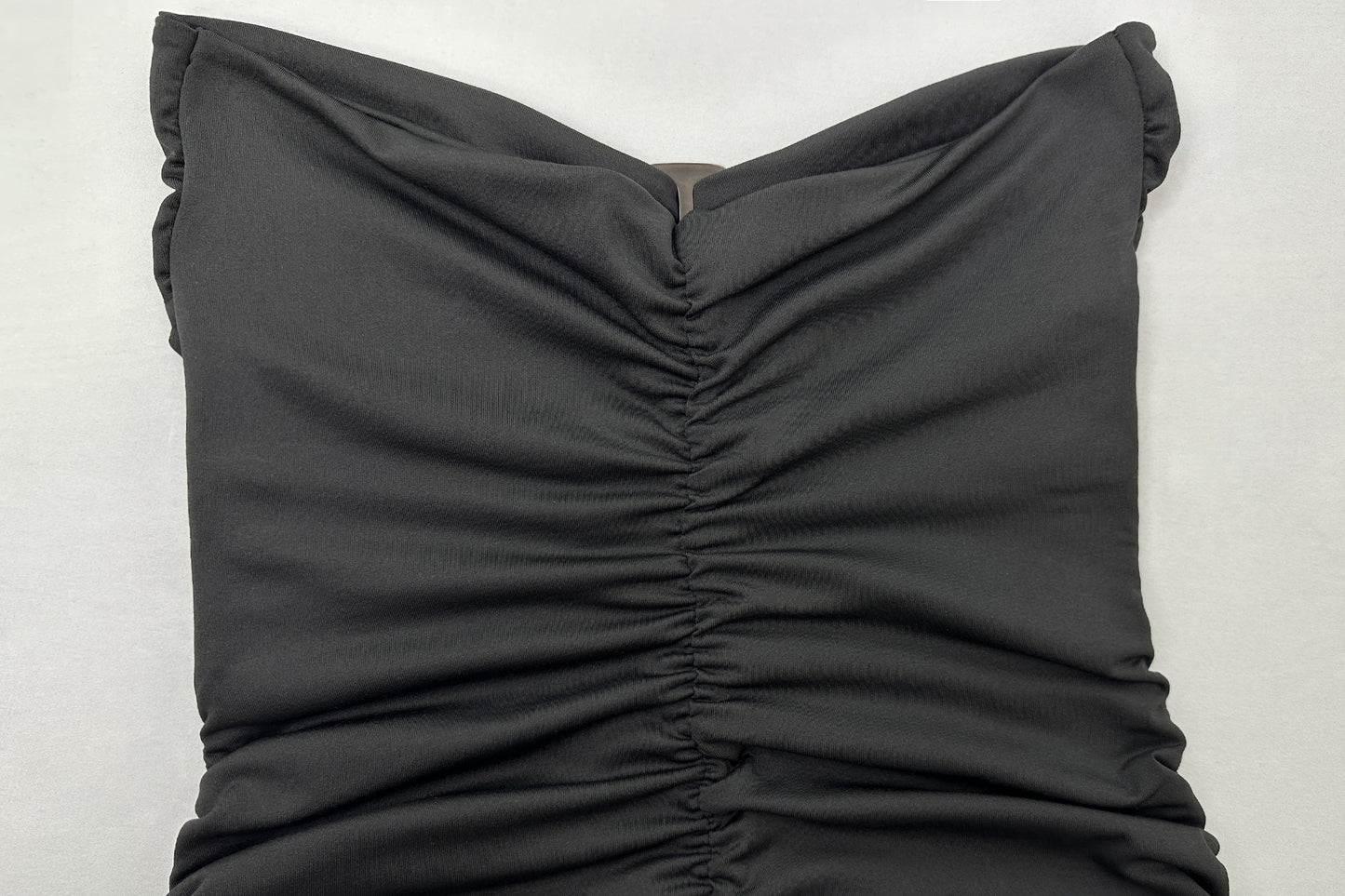 Womens Slim Fit Off Shoulder Cutout Tube Dress | Solid Color with Patchwork Detail | noémi