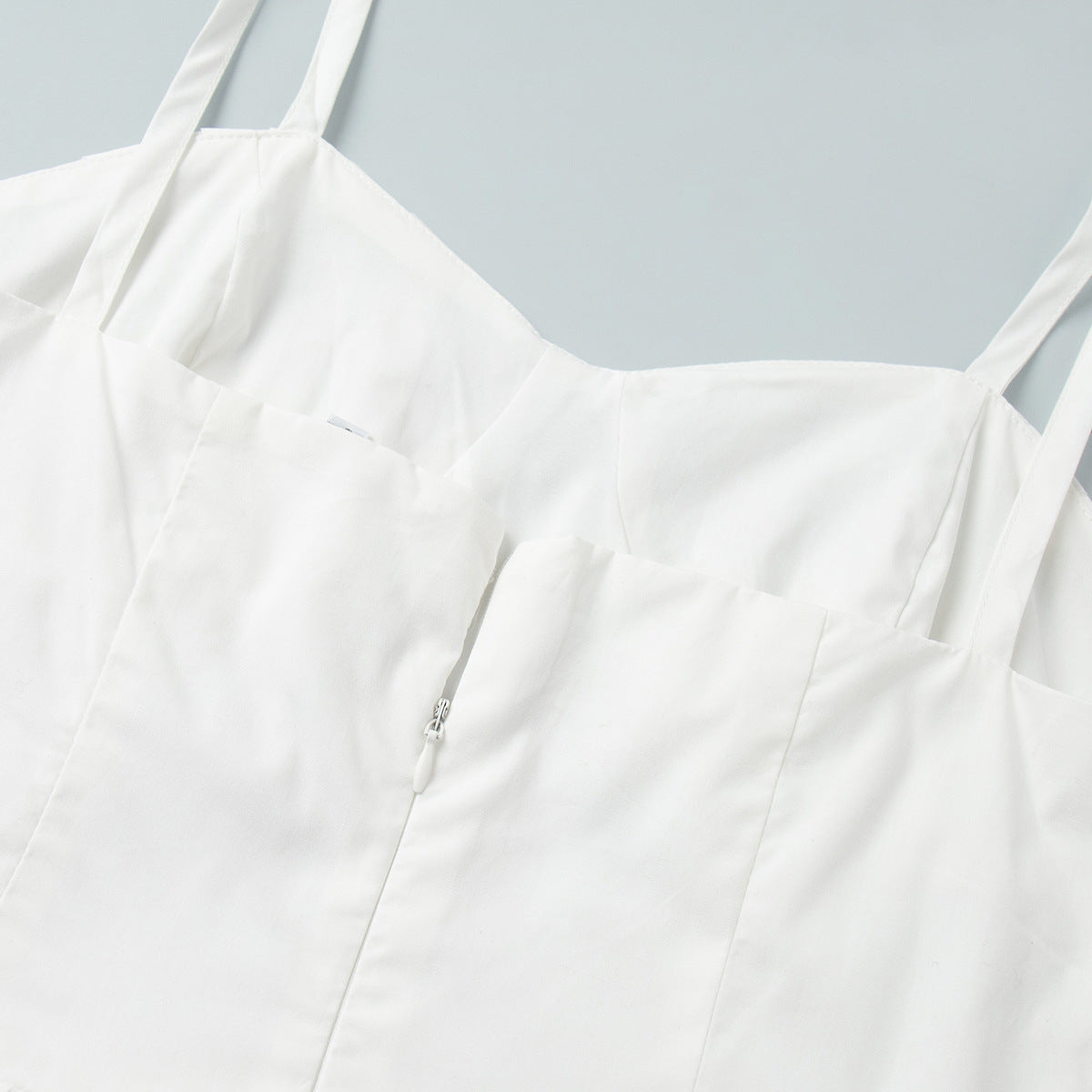 Womens Cotton Sling Balloon Dress with Slim Waist Bubble Hem | noémi