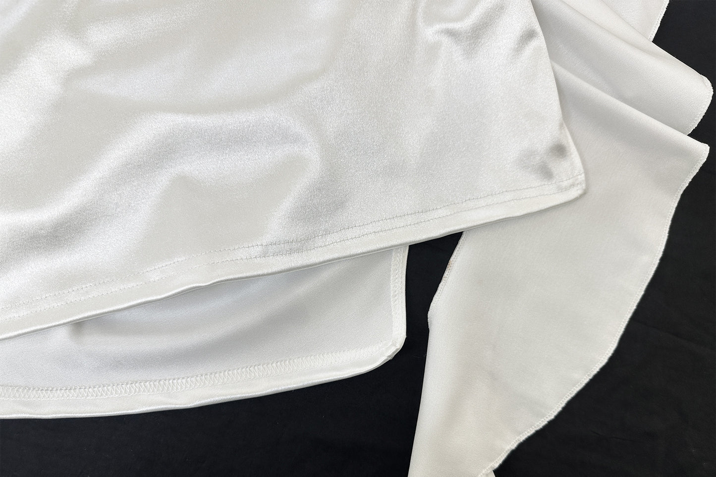 Women’s Satin Strapless Mini Dress | White Ruched Bodycon with Side Bow | noémi