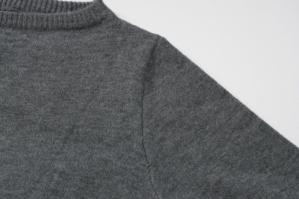 Womens Cropped Top | Slim Fit, Diagonal Collar Long Sleeve | noémi