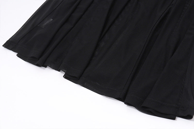 Butterfly Cutout Maxi Dress | Mint Green or Black Halter Gown with 3D Appliqué | noémi