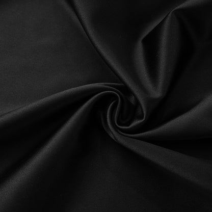 Lace Patchwork Black Dress with Slim Fit and Adjustable Straps | noémi