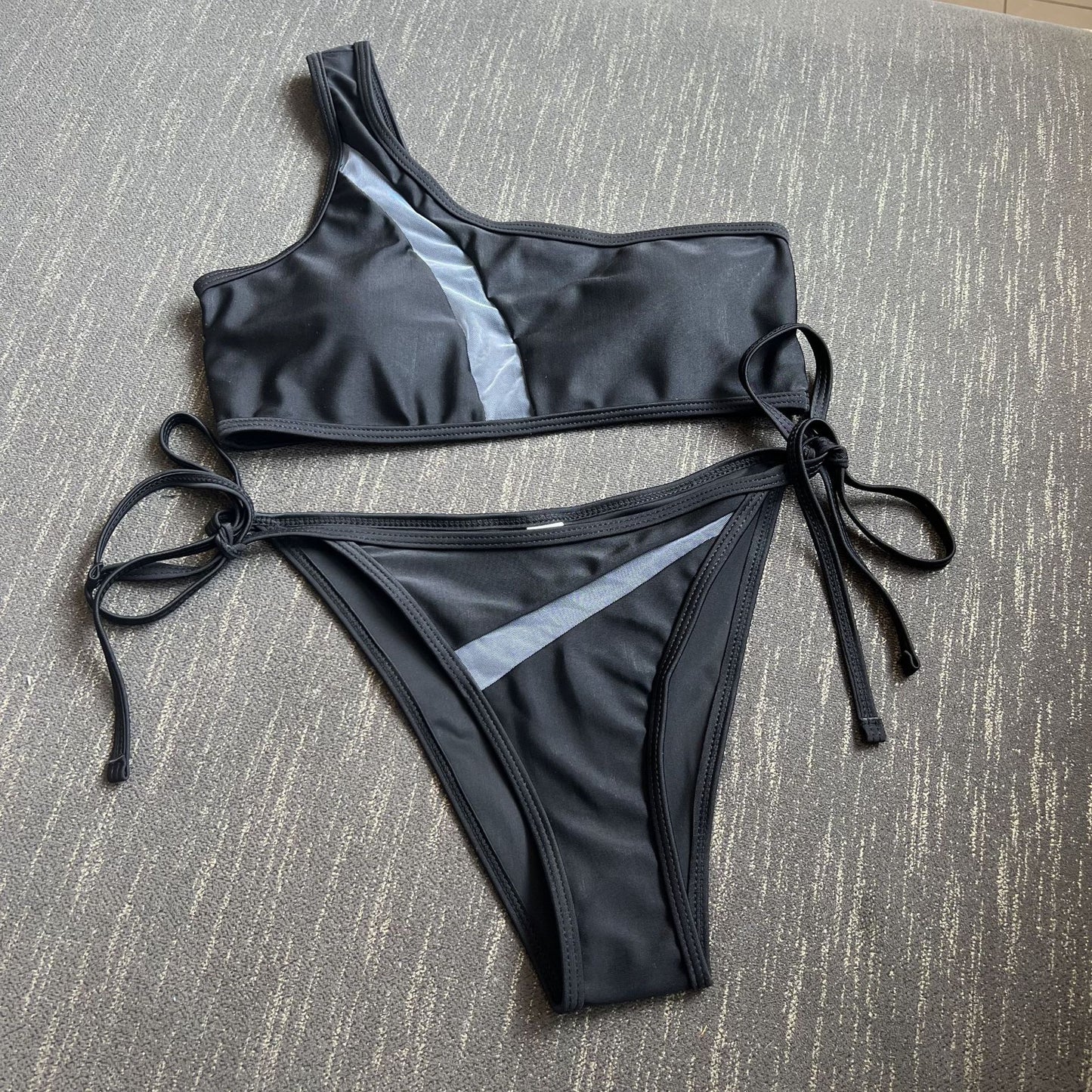 Womens Cutout Spliced Split Bikini | Hollow Out Swimwear Set | noémi