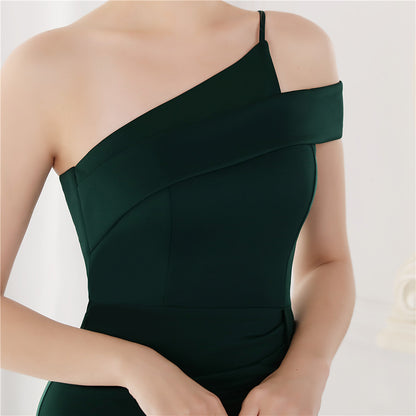 Red Sleeveless Toast Dress | Slim Fit Fishtail Gown | noémi