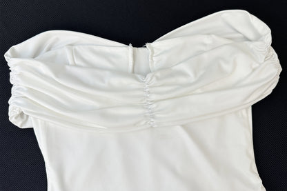 Off Shoulder Mini Dress | Sleek Sleeveless Tube Top | noémi