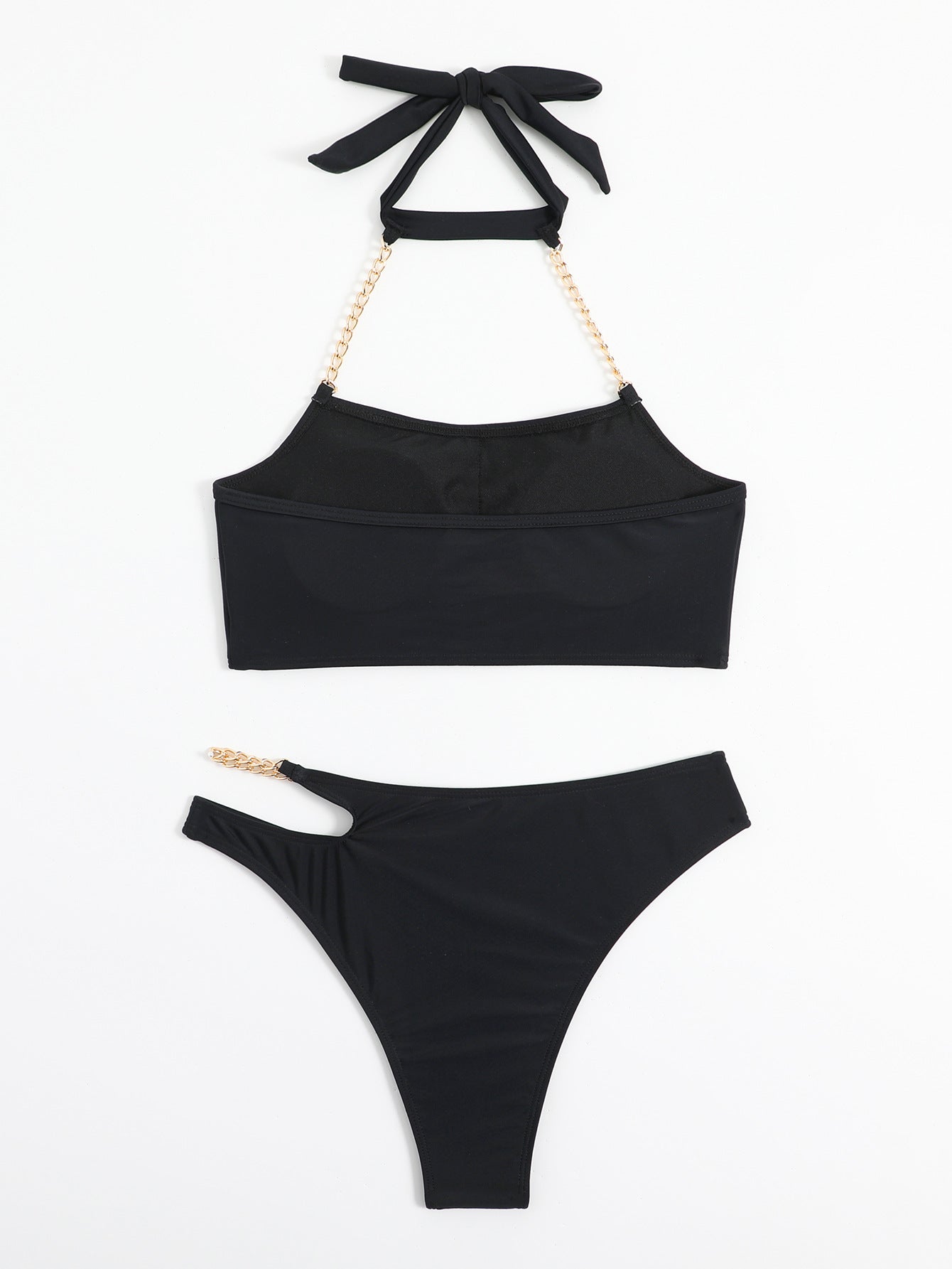 Solid Color Split Design Bikini Swimsuit for Women | noémi